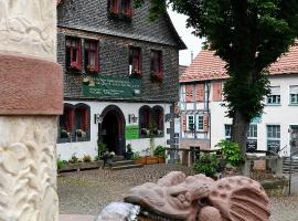 Burgmannenhaus，位于施泰瑙安德斯查瑟的酒店