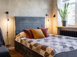 Baltic Design Apartments with free Parking and self check in，位于里加的酒店