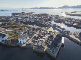 Modern apartment in Henningsvær，位于亨宁斯韦尔的酒店