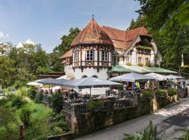 纽施瓦斯泰恩城堡餐厅，位于旧天鹅堡的酒店