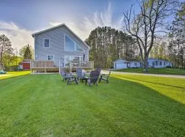 Cadillac Home with Hot Tub and Lake Mitchell Views!