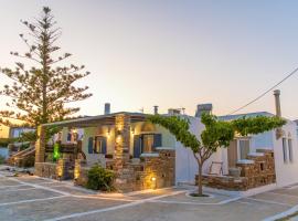 Θἔρως (Theros) house 3- Agios Fokas，位于艾西奥斯索蒂斯圣佛卡斯海滩附近的酒店