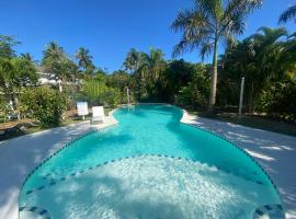 Caribbean Villa Los Lobos Ballenas Beach，位于拉斯特拉纳斯的家庭/亲子酒店