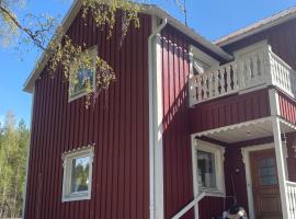 Summer in the North of Sweden，位于Bjurholm的木屋