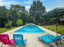 Holiday Home with Roofed Swimming Pool