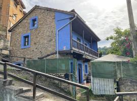 La casita azul，位于兰格雷奥的带按摩浴缸的酒店