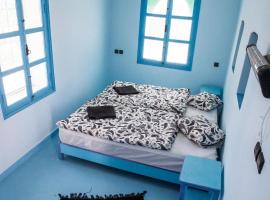 Room in Guest room - Pretty room in villa Lair De La Mer, in Sidi Kaouki，位于西迪考乌奇的民宿