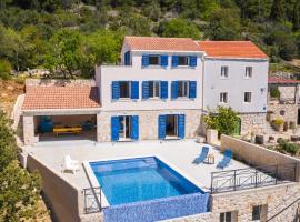 Villa Korta - Spacious House with Pool，位于巴比诺波尔杰Odysseus Cave附近的酒店