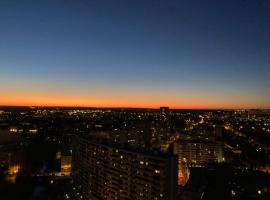 Rennes vue des Horizons，位于雷恩雷恩主教座堂附近的酒店