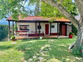 Mobilhome sous chalet en bois à la ferme，位于Josnes的酒店