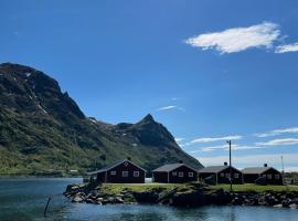 Brustranda Fjordcamping，位于Valberg的露营地