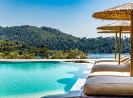 Panormos Beach Hotel Skopelos，位于帕诺尔莫斯斯科派洛斯的酒店