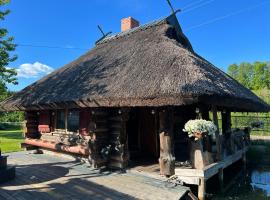 Pirtiņa，位于奥格雷的带泳池的酒店