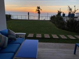 Luxery stay with seaview, pool, green space & Sunset orientation near Rabat，位于西迪布克纳德尔的公寓