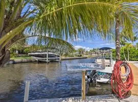 Palm City Canalfront Home with Boat Dock and Fire Pit!