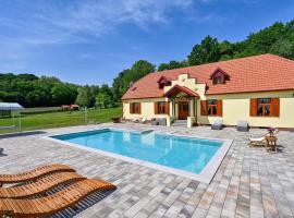 Stunning Home In Konjscina With Heated Swimming Pool，位于Husinec的别墅