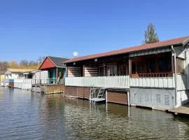 Boathouse in Mirow with covered terrace