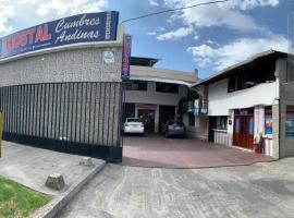 Hostal Cumbres Andinas，位于伊瓦拉的住宿加早餐旅馆