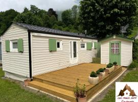 Bungalow de 2 chambres avec jardin amenage et wifi a Cauterets，位于科特雷的度假屋