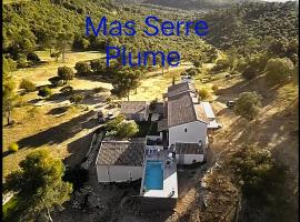 Mas Serre Plume，位于Saint-Bauzille-de-Montmel的住宿加早餐旅馆