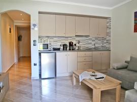 Johns Cozy apartments -10 min from Athens Airport Self Check-In!，位于斯巴达的酒店