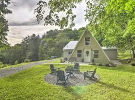 A-Frame Cabin w/ Hot Tub: 5 Mi to Waterford!