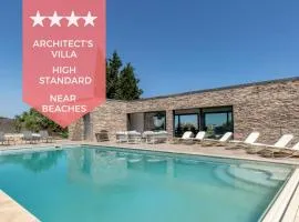 Architect-Designed Villa with Heated Pool for 10 Guests!