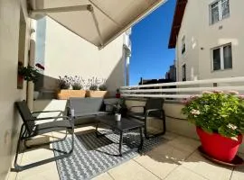 120m2 avec deux terrasses ensoleillées à Biarritz