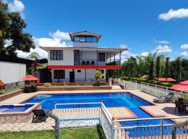 Finca Hotel el Guadual，位于金巴亚的酒店