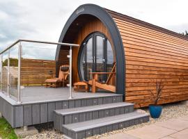 Derecroft Glamping Luxury Lodgepods，位于Lanchester的带停车场的酒店