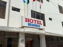 Hotel Begonias，位于Lambayeque阿吉雷·埃利亚斯体育场附近的酒店
