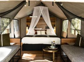佩博巴克露营酒店，位于Woollamia的豪华帐篷营地