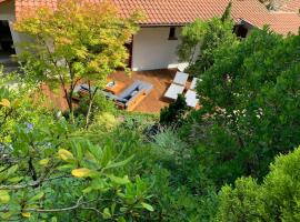 Villa élégante, jardin bucolique, proche golf & plages, 4 étoiles - FR-1-239-698，位于卡布勒通的酒店