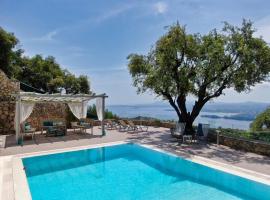 Athiri House Villa Corfu，位于Spartýlas的酒店