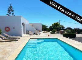 Villa Essence - a unique detached villa with heated private pool, hottub, gardens, patios and stunning views!，位于蒂亚斯的别墅