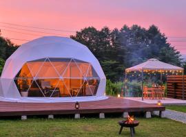 Glamping Resort Varie，位于富士河口湖的豪华帐篷