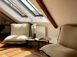 Loft à Pont-Aven, Vue panoramique sur l'Aven