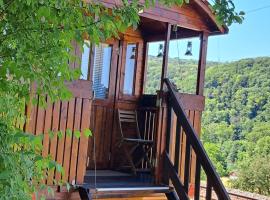 Autarkes Tiny House mit Rheinblick，位于Rümikon的家庭/亲子酒店