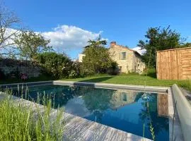 Maison de rêve avec piscine au milieu des vignes