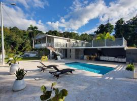 Palm's Bohemian House with Private Pool，位于阿瓜达的别墅