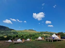 The Hunters Glamping，位于Ciudanoviţa的酒店
