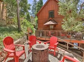 Steps to Lake Cabin with Deck in Lake Arrowhead