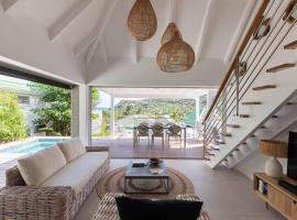 Villa Les Belles Vues de St Jean，位于Saint Barthelemy的别墅