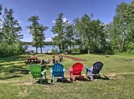 Modern Lakeside Chalet on Crow Wing Chain with Dock!