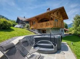 Chalet moderne avec jacuzzi, animaux admis, Morillon - FR-1-642-66