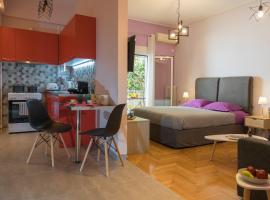 Stylish Modern Studio in the Heart of Athens，位于雅典莱卡拜图斯剧院附近的酒店