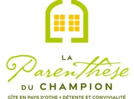 La Parenthèse du Champion Gite 4 étoiles, 5 chambres, piscine, spa, sauna