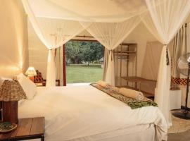 Marula Lodge，位于Mfuwe南卢安瓜国家公园恩赛弗部分附近的酒店