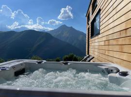 Tiny house avec spa privatif，位于Grailhen的小屋