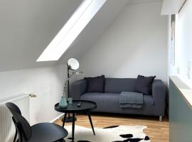 Bright + Cozy Dachgeschoß Maisonette im Zentrum，位于布雷根茨福拉尔贝格州博物馆附近的酒店